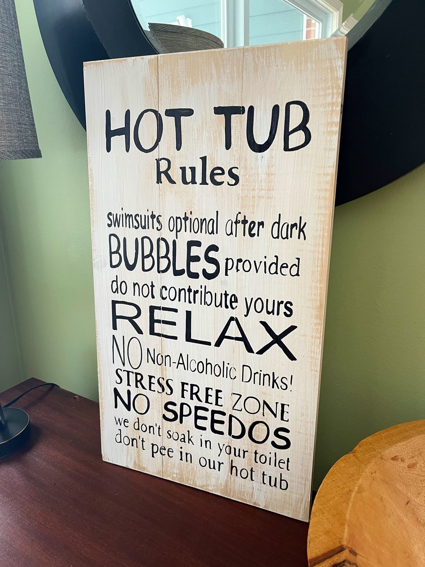 Hot Tub Rules